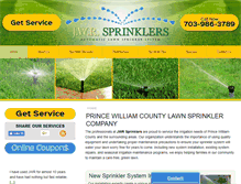 Tablet Screenshot of jwrsprinklers.com
